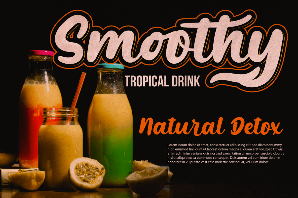 Resty Script, a Script Font by twinstd (Photo 6 of 11)