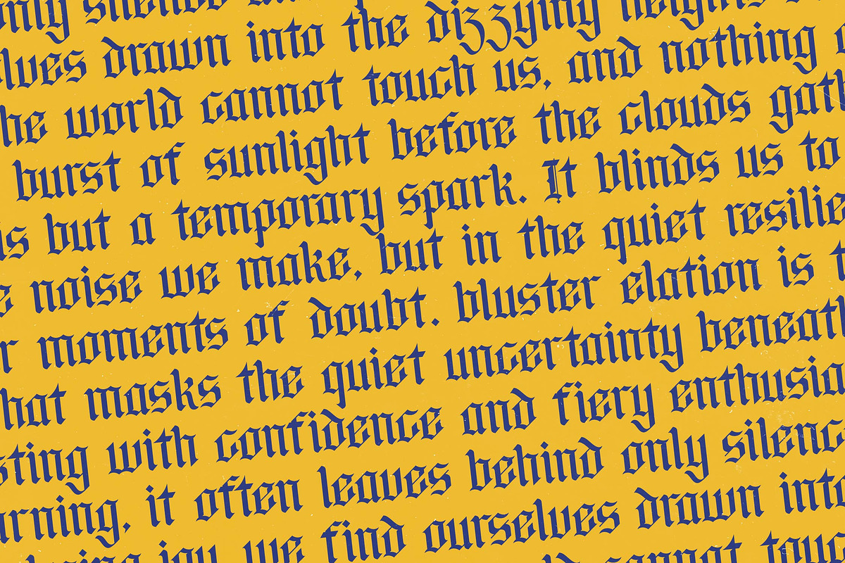 Bluster Elation Modern Blackletter, a Blackletter Font by timelesstype.co (Photo 16 of 20)