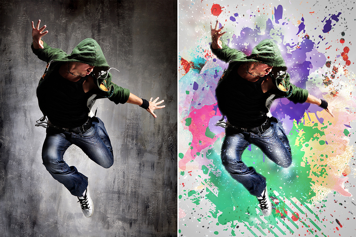 Color Blast Photoshop Action, an Action Add-On by Design Forest (Photo 5 of 11)