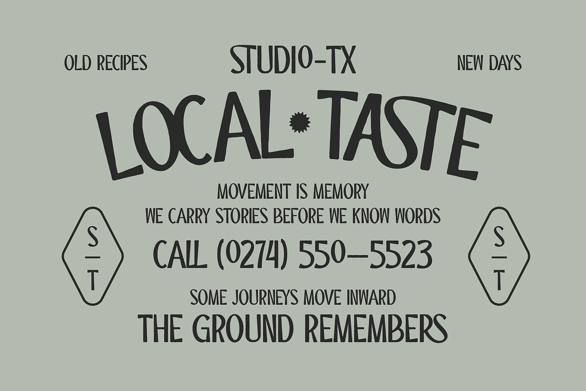 ST Camino Frontera - Western Display, a Sans Serif Font by Type it Easy (Photo 4 of 11)