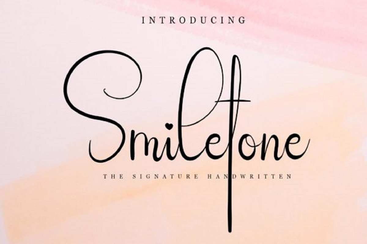 Smiletone Font, a Script Font by QualityGraphics (Photo 1 of 7)