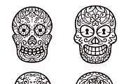 Day of the Dead Sugar Skull Set, an Illustration by RalucaGheorghe (Thumbnail 3 of 4)