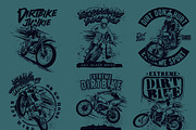 extreme Dirtbike motocross bundles, a Sport Illustration by The BolzStudio (Thumbnail 4 of 10)