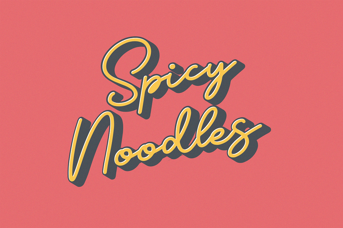 Geofanny | Monoline Layered Script, a Script Font by Ardana Creative (Photo 3 of 16)