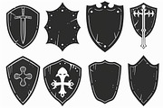 Medieval Shield Silhouette Bundle, an Illustration by balal (Thumbnail 9 of 10)