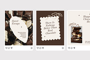 Chocolate Day - Instagram Post, a Social Media Template by Izdihaar_Studio (Thumbnail 3 of 4)