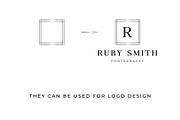 Geometric Silver Frames, a Decorative Illustration by ChicGraphix (Thumbnail 3 of 5)