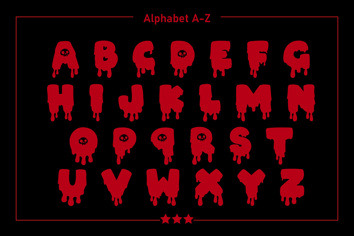 Demon Fonts, a Font by Fox7 By Rattana (Photo 2 of 7)