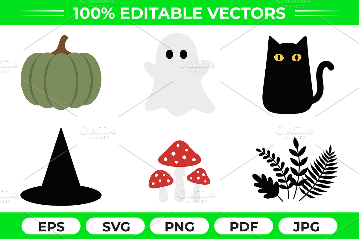Spooky Halloween Vector Pack, an Object Graphic by Artonix (Photo 1 of 3)
