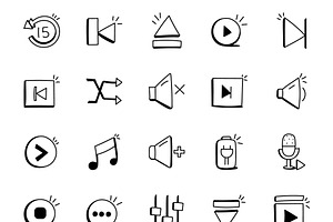 300 Trending Media Controls Icons