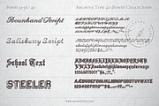40 Archive Fonts Collection, a Script Font by Archive Type Fonts (Thumbnail 11 of 12)