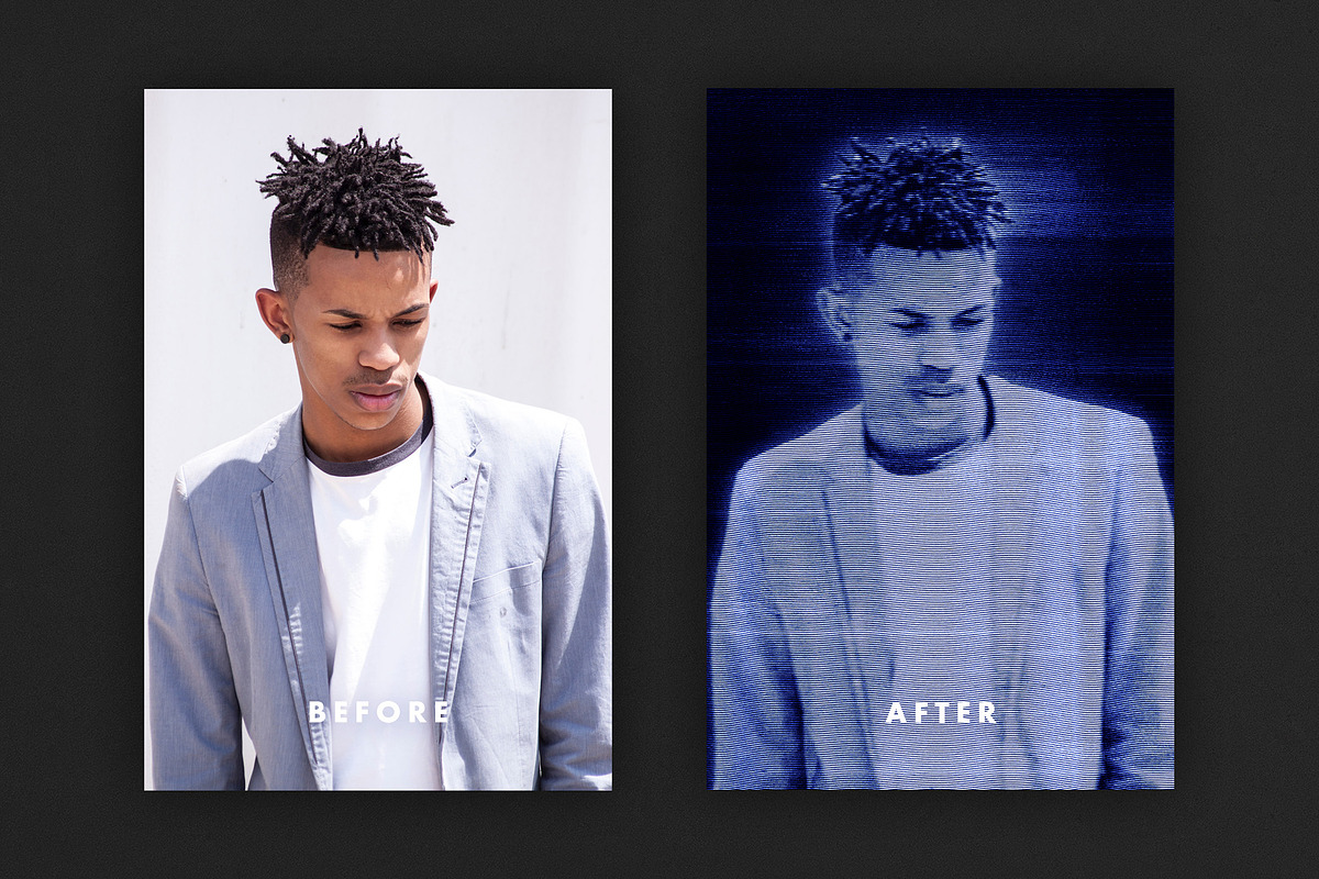 Hologram Effect for Posters, a Layer Style Add-On by Design Squad