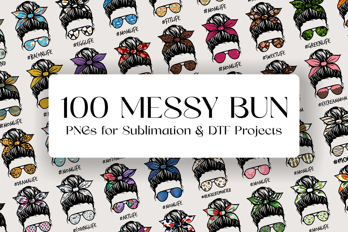 Modern Messy Bun PNGs, a Person Illustration by Unusual Vectors (Photo 1 of 10)