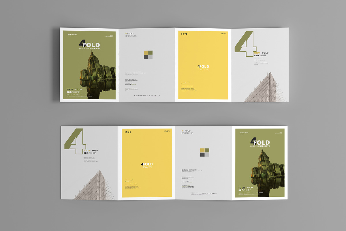 165 Brochure Mock-ups Big Bundle, a Print Template by pmvch (Photo 94 of 170)