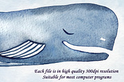 Watercolor little mermaid clipart, an Illustration by PassionPNGcreation (Thumbnail 3 of 4)
