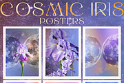 Cosmic Iris Space Backgrounds, a Texture Graphic by Vintage Digital Textures (Thumbnail 8 of 11)