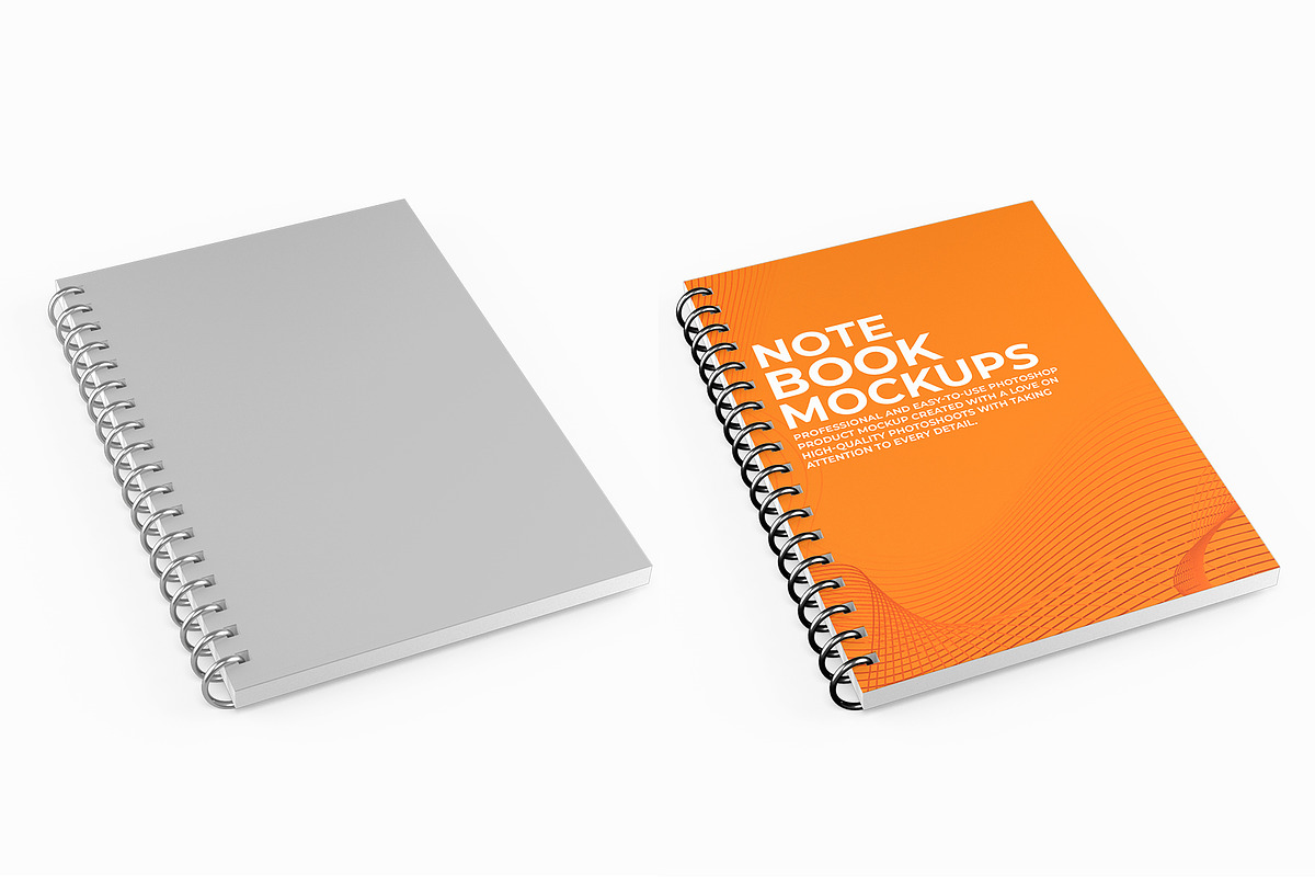 Spiral Notebook Mockup, a Product Mockup by GraphicsPixel (Photo 2 of 3)