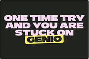 Uncmmn Genio - Display Sans Serif, a Sans Serif Font by Kotivoro (Thumbnail 15 of 15)