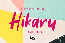 Hikaru - Brush Font