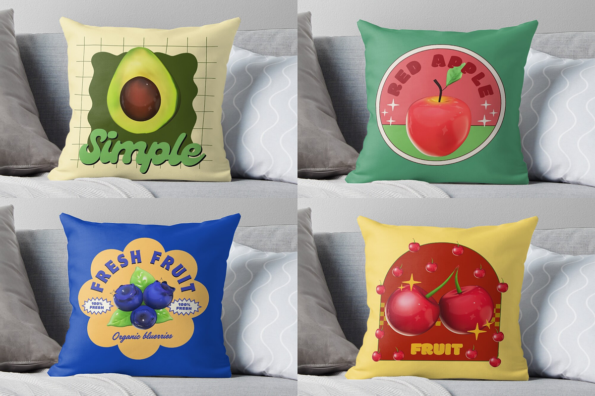 Fresh Fruit 3D 73 Clipart Bundle, a Food Illustration by Eyestudio (Photo 8 of 8)