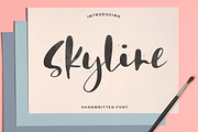 Skyline, a Script Font by Larin Type Co. (Thumbnail 1 of 7)
