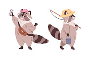 Cute raccoon, funny forest animal, an Animal Illustration by Good Studio (Thumbnail 5 of 10)