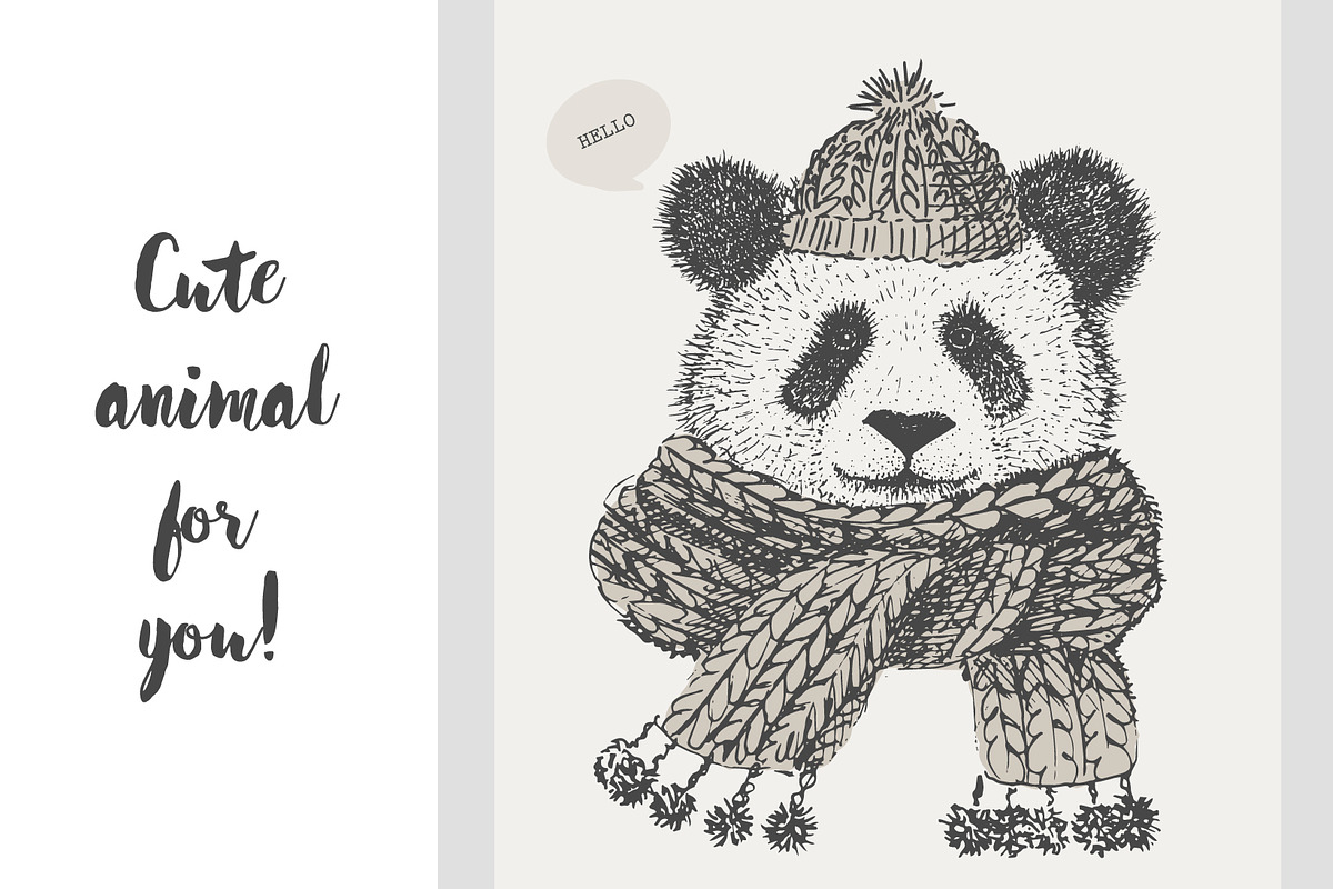 cute Panda, an Object Graphic by Danya