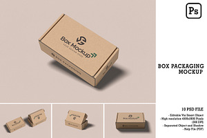 Box Packaging Mockup, a Packaging Mockup by mahremdesign
