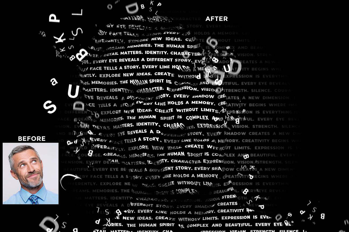 TYPOGRAPHY DISPERSION FX, an Action Add-On by Studio Retouch (Photo 10 of 10)