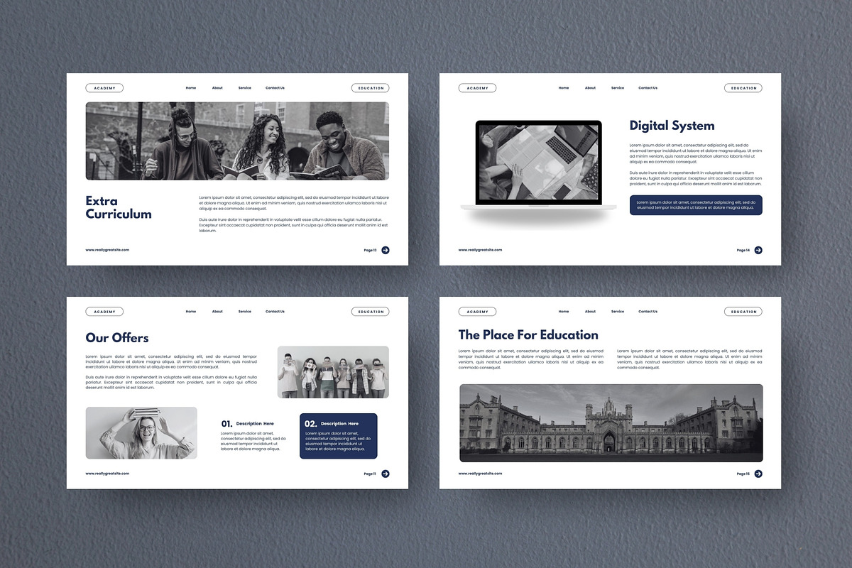 Boarding School Presentation, a Presentation Template by FIBRINOSÄ (Photo 3 of 3)