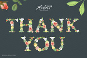 Floral Alphabet - Morning Flowers, a Decorative Illustration by Lisa's Balcony (Thumbnail 4 of 5)