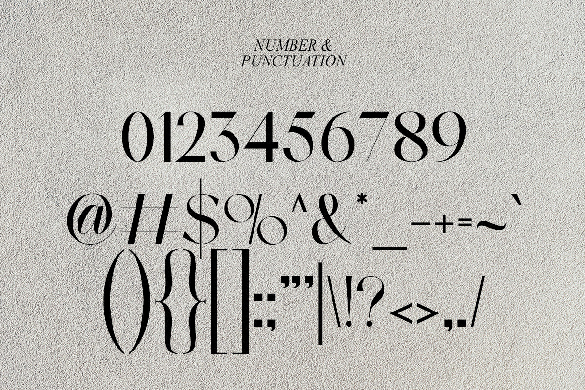Artsy | Modern Stylish, a Sans Serif Font by Muntab_Art (Photo 8 of 9)