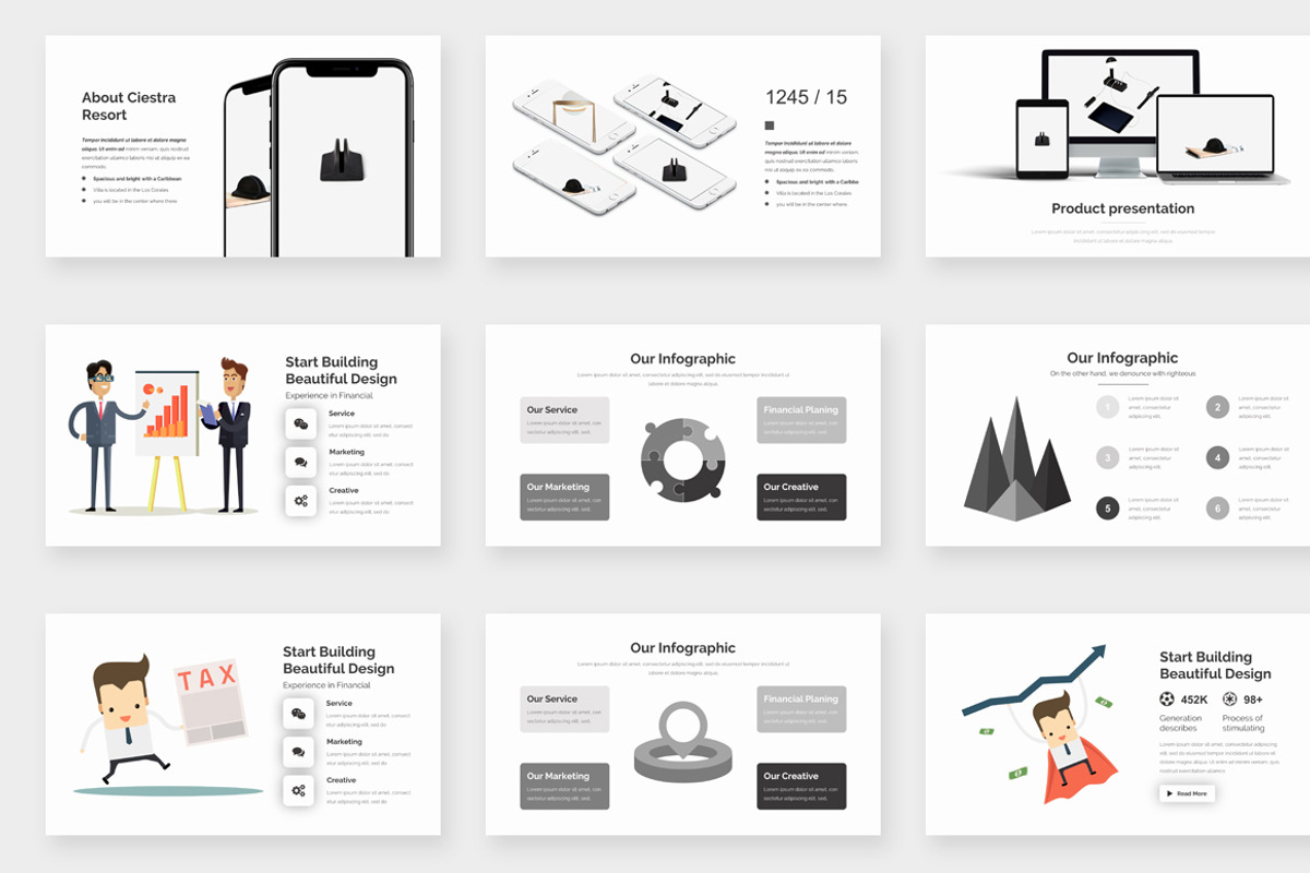 Volano Minimalism Google Slide, a Presentation Template by One Percent Studio (Photo 12 of 16)