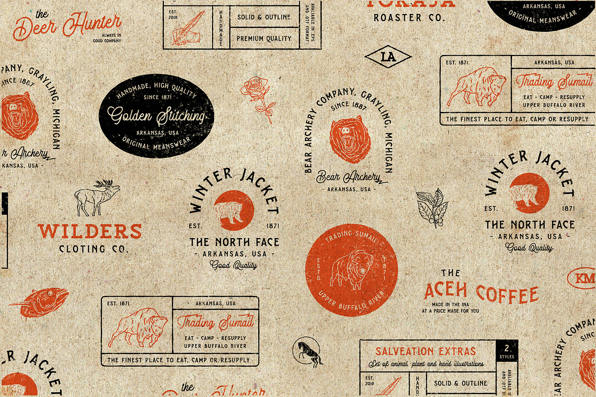 Salveation Font Collection preview 6