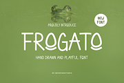 Frogato - Hand Drawn & Playful font, a Handwritten Font by QR Design Studio (Thumbnail 1 of 6)