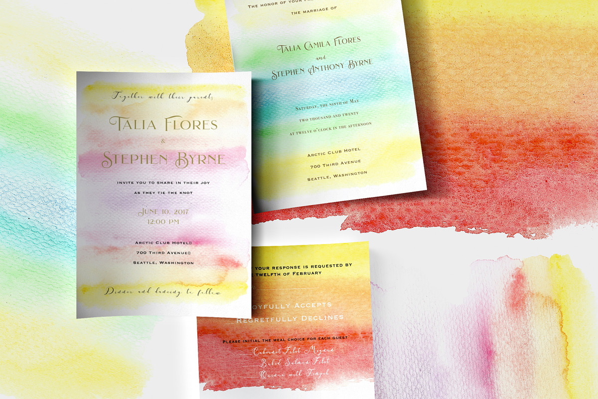 Gradient watercolor background set, a Texture Graphic by Alena Solonshchikova (Photo 9 of 11)