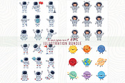 Cartoon planets illustration bundle, an Object Graphic by Sofia's Fashion (Thumbnail 2 of 3)