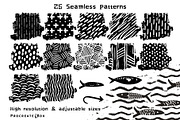 Procreate linocut brushes, a Brush Add-On by ProcreateiBox (Thumbnail 7 of 11)