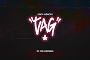 Santa Monica Tag, a Font by DonMarciano (Thumbnail 1 of 5)
