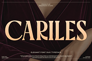 Cariles - Duo Font Sans and Serif, a Serif Font by RagamKata (Thumbnail 1 of 10)