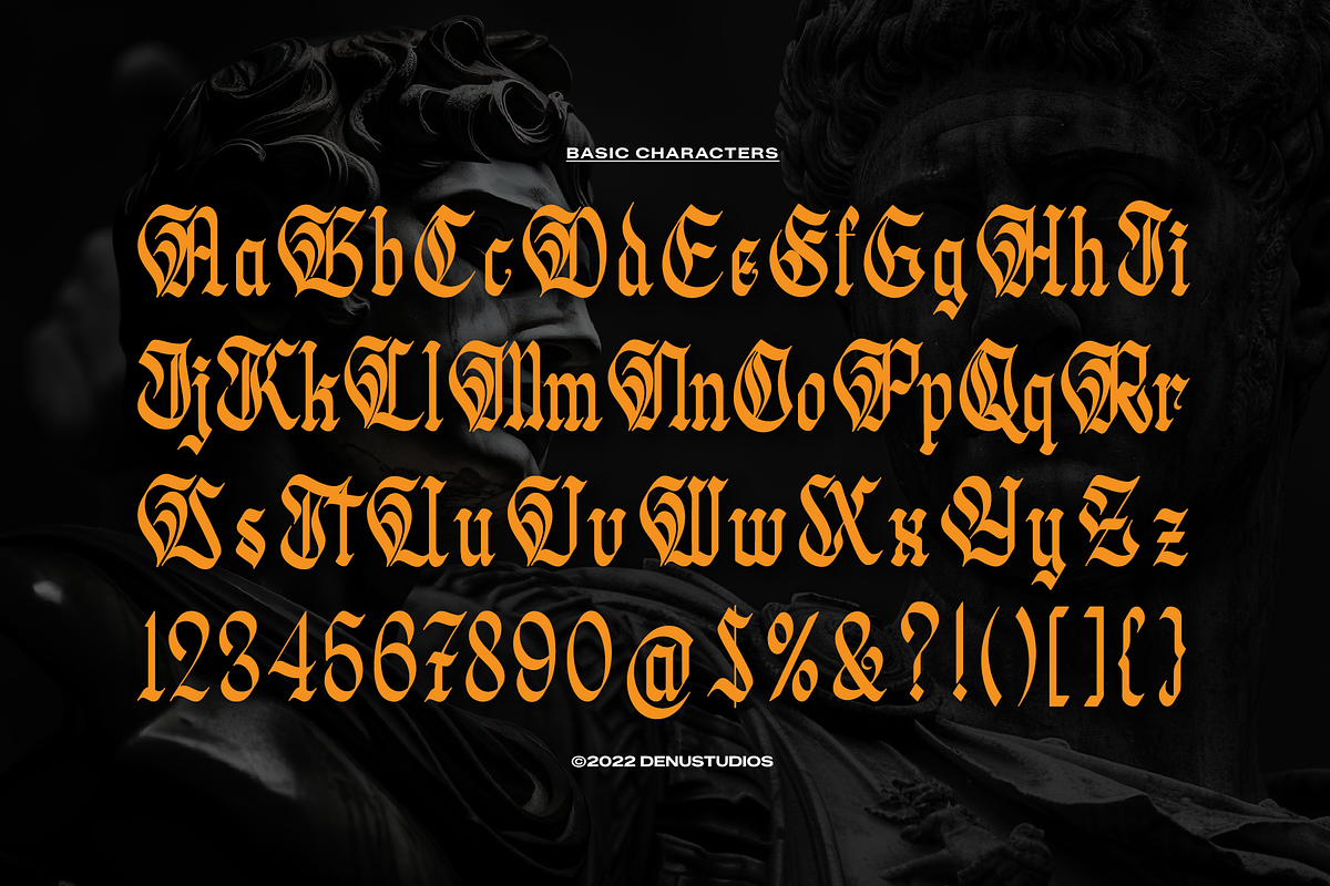 Welgard | Black Metal Font, a Blackletter Font by Denustudios (Photo 11 of 12)