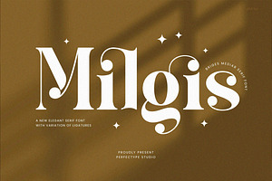 Milgis Elegant Serif Font