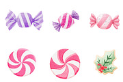Christmas sugar cookie clipart, an Illustration by CreationArt (Thumbnail 2 of 7)