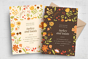 Festive Thanksgiving Card, a Flyer Template by BrandPacks (Thumbnail 1 of 6)