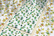 Birch leaf. Sketch and patterns, an Illustration by Canatic (Thumbnail 6 of 10)