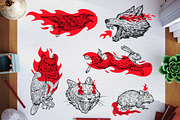 Ink animals, an Animal Illustration by CGterminal (Thumbnail 2 of 7)