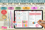 2025–2026 Hyperlinked Digital Planne, a Templates & Theme by Plamarplanners (Thumbnail 1 of 10)