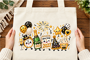 Kawaii New Year 2027 Celebration, a Seasonal Illustration by Printable Design Store (Thumbnail 5 of 5)