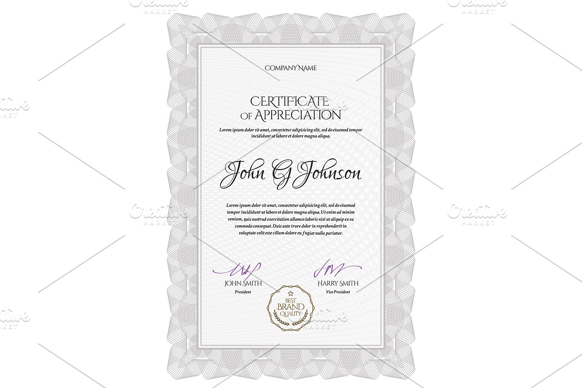 Multipurpose Template Certificate, a Stationery Template by Sunny (Photo 9 of 9)