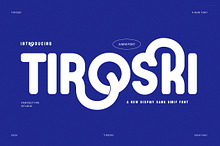 Tirqski Modern Ligature Sans Serif